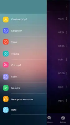 Mp3 player android App screenshot 0