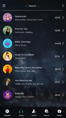 Mp3 player android App screenshot 7